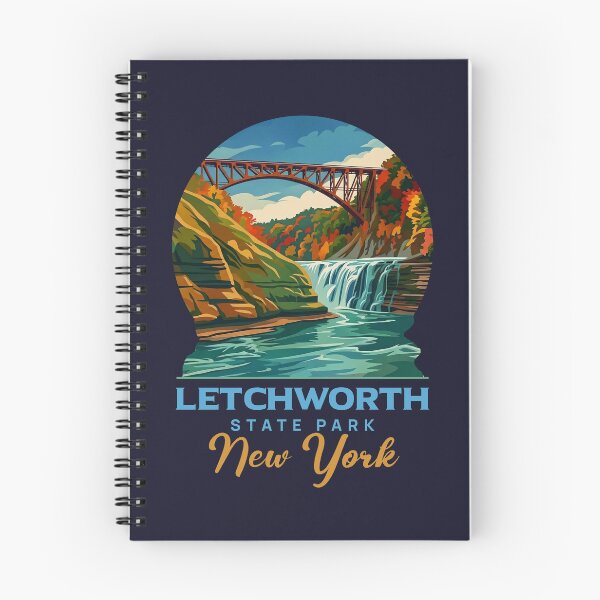 Item preview, Letchworth State Park New York Vintage Art designed and sold by LinaValearte.
