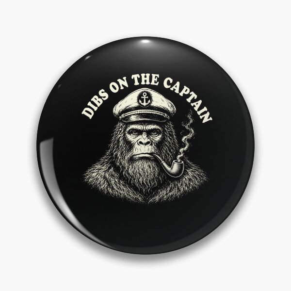 Item preview, Dibs On The Captain Bigfoot Sasquatch Boating Humor designed and sold by gunaone-design.