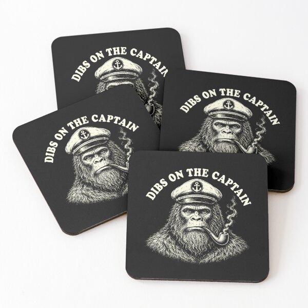 Item preview, Dibs On The Captain Bigfoot Sasquatch Boating Humor designed and sold by gunaone-design.