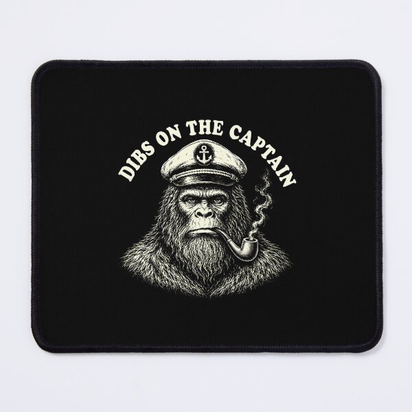 Item preview, Dibs On The Captain Bigfoot Sasquatch Boating Humor designed and sold by gunaone-design.