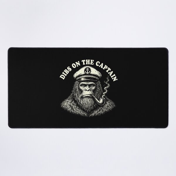 Item preview, Dibs On The Captain Bigfoot Sasquatch Boating Humor designed and sold by gunaone-design.