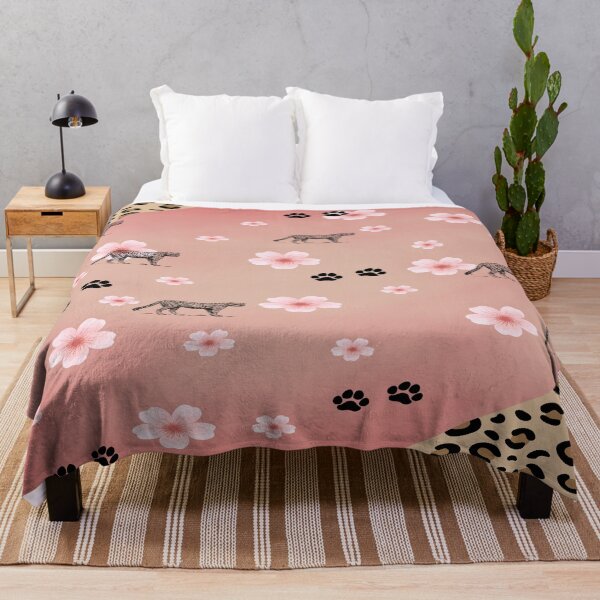 Item preview, Wild Cheetah Cherry Blossoms Peach designed and sold by MariahDaGoatedPrincess.