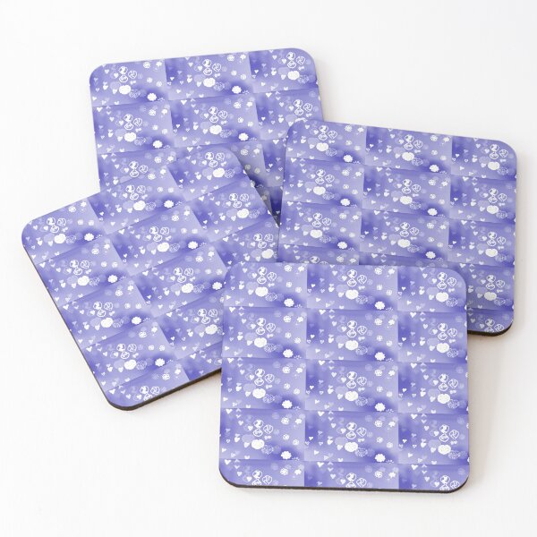Item preview, Hearts & Blooms Pattern – Periwinkle Edition designed and sold by NylaInnerBloom.