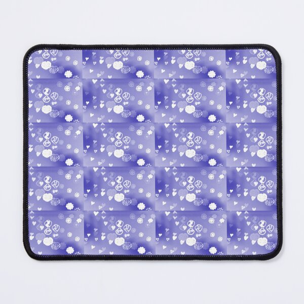 Item preview, Hearts & Blooms Pattern – Periwinkle Edition designed and sold by NylaInnerBloom.