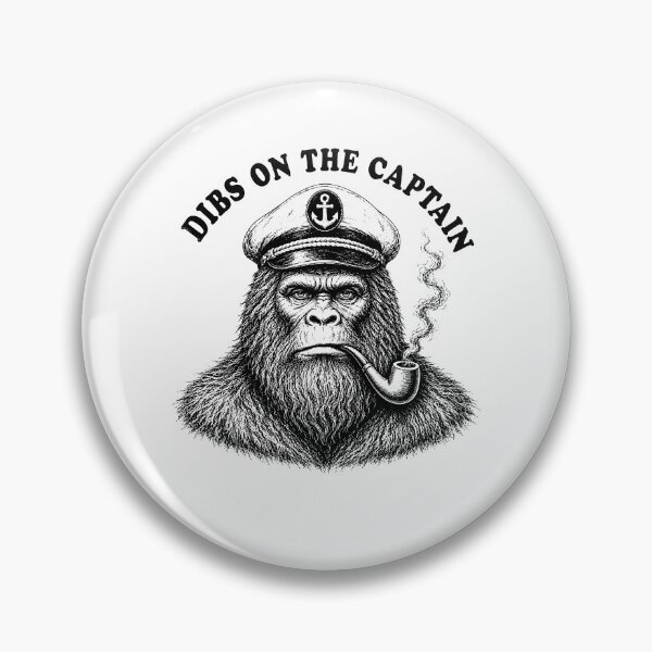 Item preview, Dibs On The Captain Bigfoot Sasquatch Boating Humor designed and sold by gunaone-design.