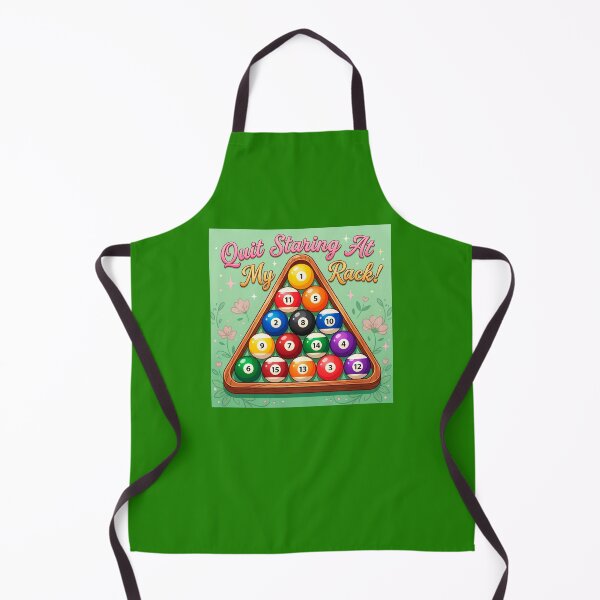 Item preview, Quit Staring At My Rack! Humorous Billiards Rack designed and sold by ThreadRiotTees.