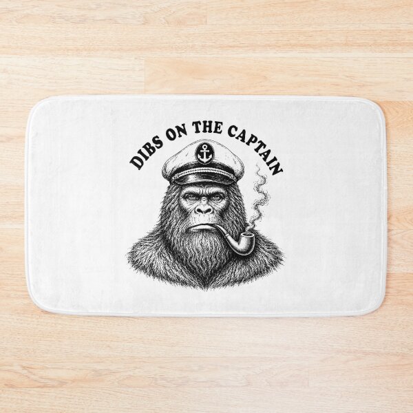 Item preview, Dibs On The Captain Bigfoot Sasquatch Boating Humor designed and sold by gunaone-design.