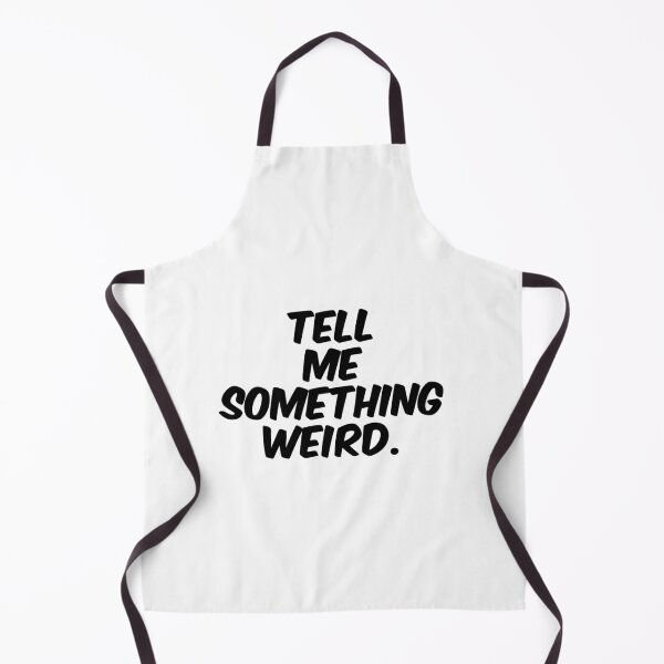 Item preview, Text Typography Tell me something weird. Anti-Small-Talk Humor designed and sold by TypeboldStudio.