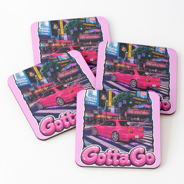 Item preview, Gotta Go Neon JDM Night Ride designed and sold by Moxie-Cat-Universe.