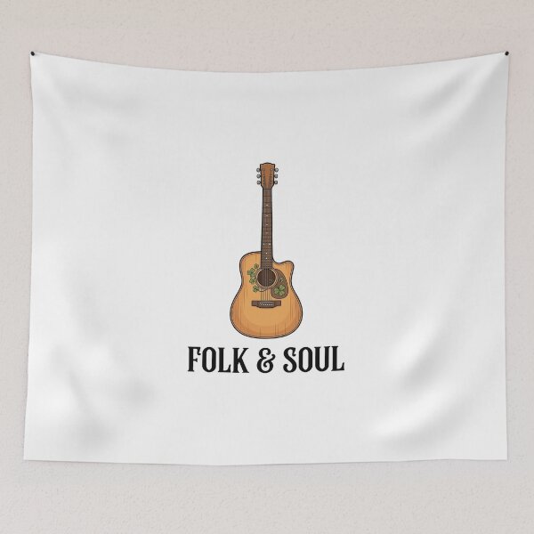Item preview, Vintage Acoustic Guitar Folk Music Soul T-Shirt designed and sold by fowzi shokri.