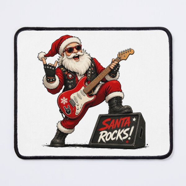 Item preview, Santa rocks - Christmas designed and sold by DailyQuestPrint.