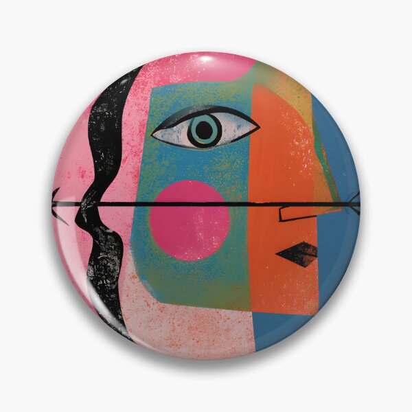 Item preview, Sagittarius Archer in Bold Geometric Colors with Celestial Stars and Modern Zodiac Wall Art designed and sold by OlfactoART Studio.