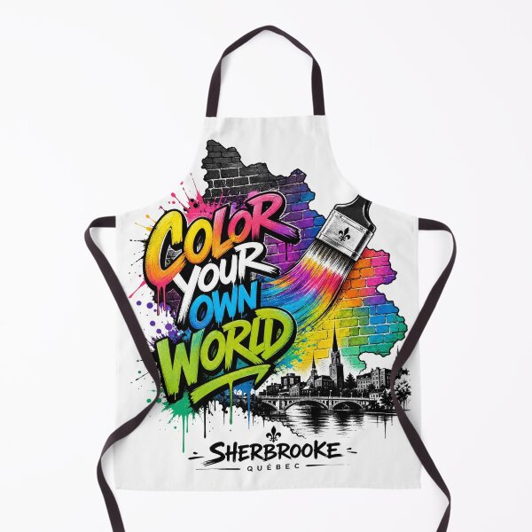 Item preview, Sherbrooke Murals Street Art – Color Your Own World – Graffiti & Urban Art Design designed and sold by bobscraze.