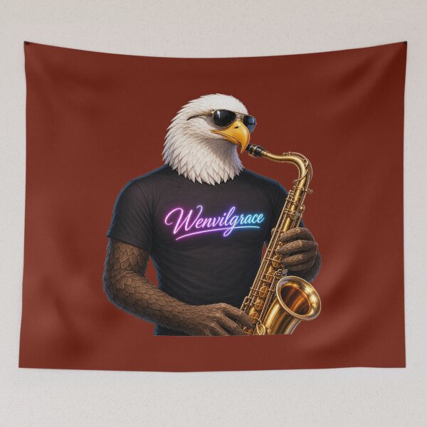 Item preview, Copy of Saxophone Eagle Gift designed and sold by Wenvilgrace.