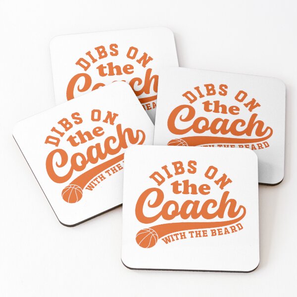 Item preview, Dibs On The Coach With Beard Basketball Coaching designed and sold by gunaone-design.