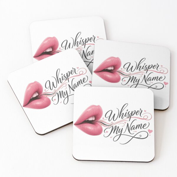 Item preview, Whisper My Name Flirty Elegant Handwritten Design designed and sold by Aliplus+.