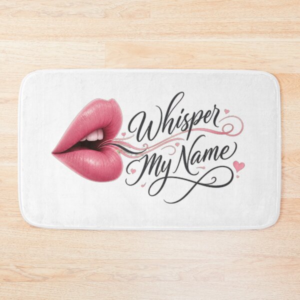 Item preview, Whisper My Name Flirty Elegant Handwritten Design designed and sold by Aliplus+.