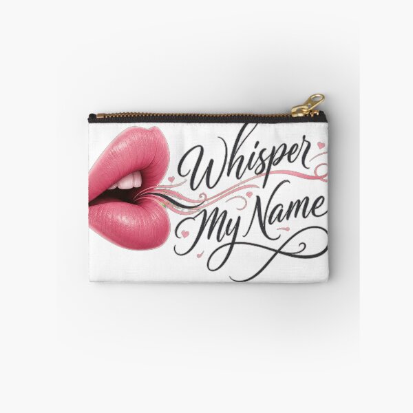Item preview, Whisper My Name Flirty Elegant Handwritten Design designed and sold by Aliplus+.