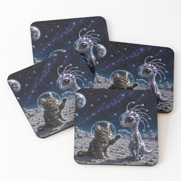 Item preview, Moonlight Encounter on an Alien World designed and sold by Moxie-Cat-Universe.