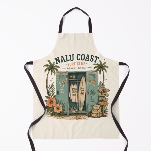 Item preview, Nalu Coast Surf Club Beach Locker | Vintage Hawaiian Surf designed and sold by Nalu Coast.