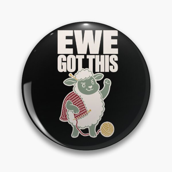 Item preview, Ewe Got This Funny Knitting Sheep Shirt | Knitter Gift Knitting Pun Humor designed and sold by StickyGuys.
