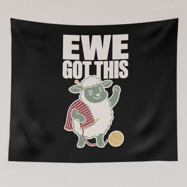 Item preview, Ewe Got This Funny Knitting Sheep Shirt | Knitter Gift Knitting Pun Humor designed and sold by StickyGuys.