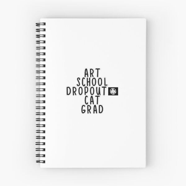 Item preview, Text Typography Art school dropout, cat grad Cat + Art designed and sold by Typetextstudio.