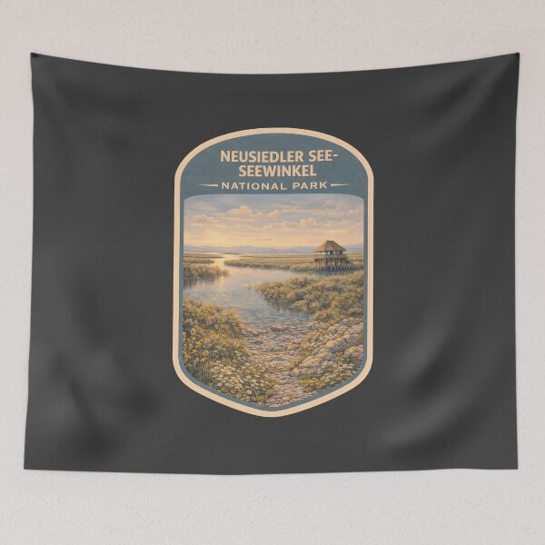 Item preview, Austria National Parks Vintage Prints: Neusiedler See-Seewinkel designed and sold by PinUpPizzazz.