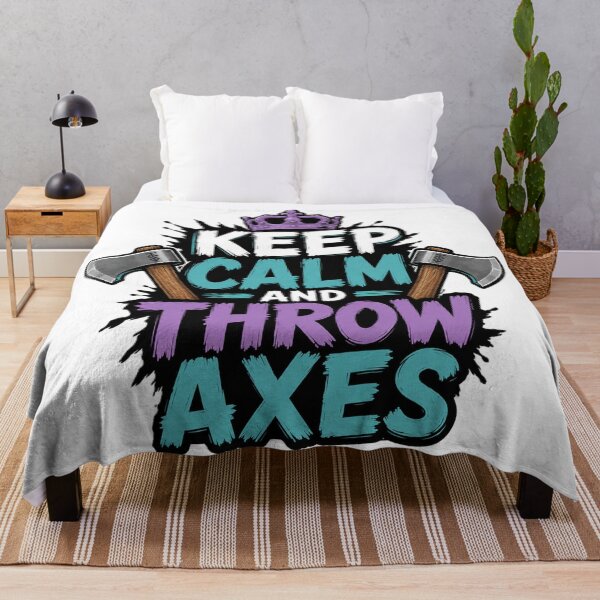 Item preview, Keep Calm And Throw Axes designed and sold by Thor-stone.