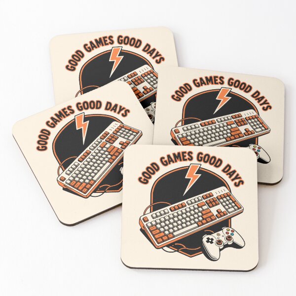 Item preview, GOOD GAMES GOOD DAYS – Mechanical Keyboard And Controller Vintage Gaming Design designed and sold by tarkone.