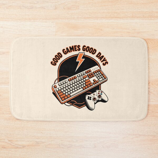 Item preview, GOOD GAMES GOOD DAYS – Mechanical Keyboard And Controller Vintage Gaming Design designed and sold by tarkone.