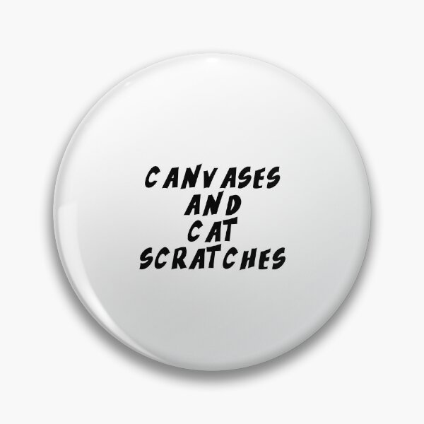 Item preview, Text Typography Canvases and cat scratches Cat + Art designed and sold by Typetextstudio.