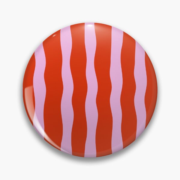 Item preview, Red  Pink Wavy  Minimal Seamless Lines, Modern Neutral Abstract Design designed and sold by BigDigital.