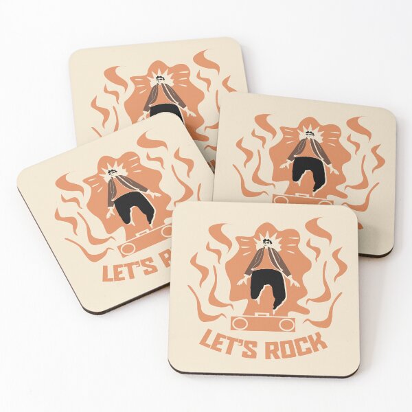 Item preview, Let's Rock Minimalist Music Lover Illustration designed and sold by beboplab.