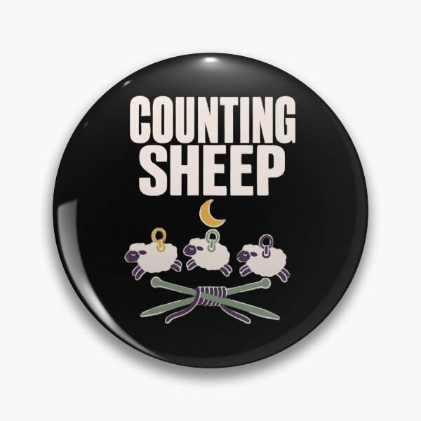 Item preview, Counting Sheep Funny Knitting Shirt | Knitting Sheep Knitter Gift Stitch Humor designed and sold by StickyGuys.