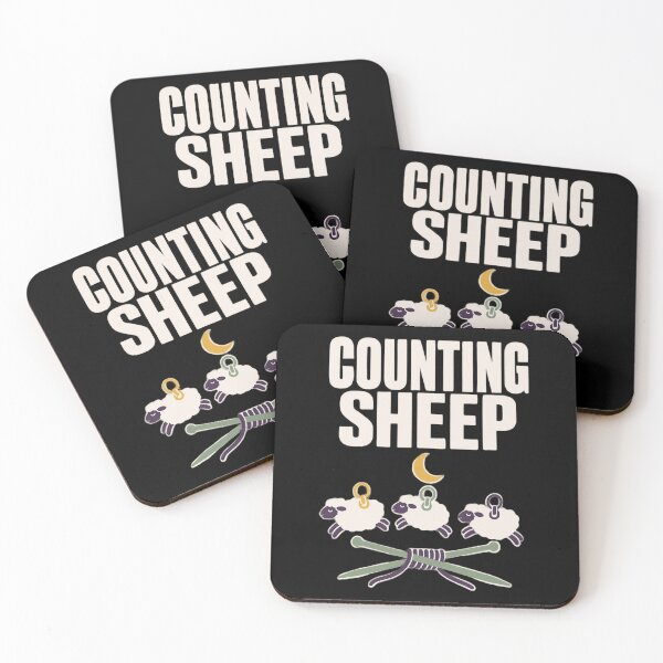 Item preview, Counting Sheep Funny Knitting Shirt | Knitting Sheep Knitter Gift Stitch Humor designed and sold by StickyGuys.