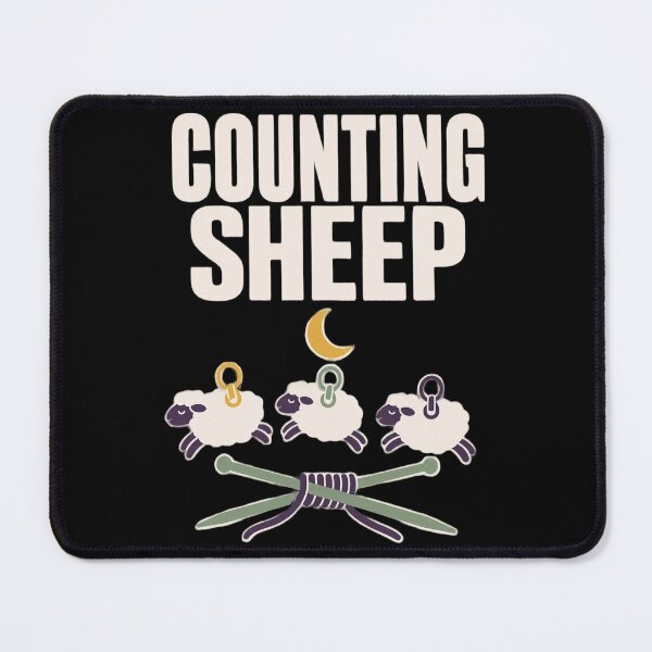 Item preview, Counting Sheep Funny Knitting Shirt | Knitting Sheep Knitter Gift Stitch Humor designed and sold by StickyGuys.