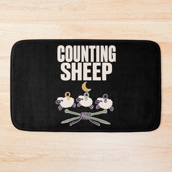 Item preview, Counting Sheep Funny Knitting Shirt | Knitting Sheep Knitter Gift Stitch Humor designed and sold by StickyGuys.