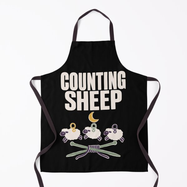 Item preview, Counting Sheep Funny Knitting Shirt | Knitting Sheep Knitter Gift Stitch Humor designed and sold by StickyGuys.
