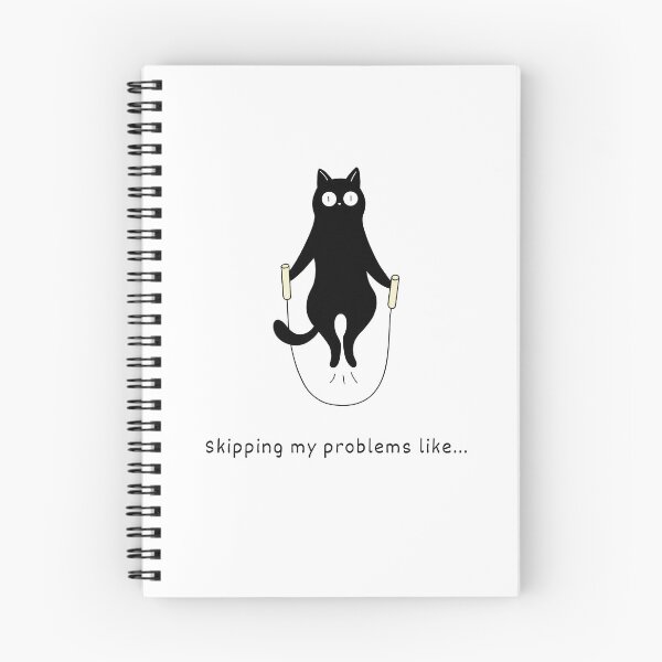 Item preview, Cute Black Cat Jumping Rope  designed and sold by sahereative-03.