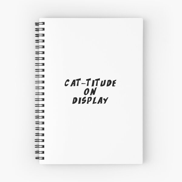 Item preview, Text Typography Cat-titude on display Cat + Art designed and sold by Typetextstudio.