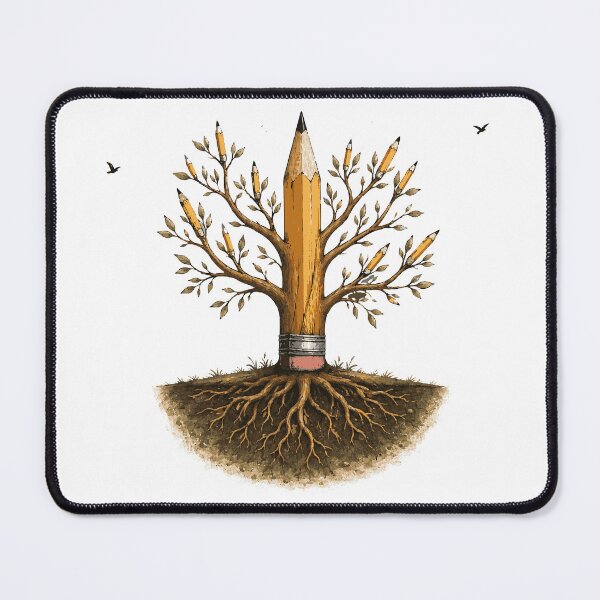 Item preview, Pencil Tree T-Shirt & Sticker | Symbolic Learning & Growth Illustration | Teacher & Student Gift designed and sold by Sunday.Supply.