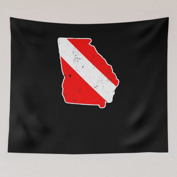 Item preview, Georgia Scuba Dive Shirt Scuba Flag Diver Flag Shirt designed and sold by shoppzee.