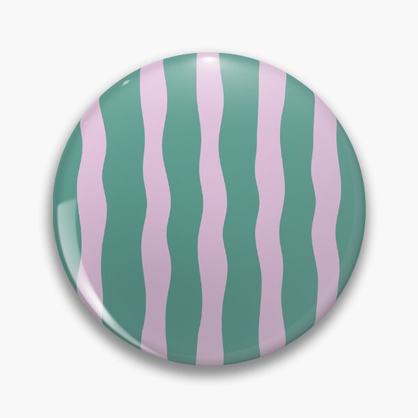 Item preview,   Pink Green Wavy Stripes  Pink Minimal Seamless Lines, Modern Neutral Abstract Design designed and sold by BigDigital.