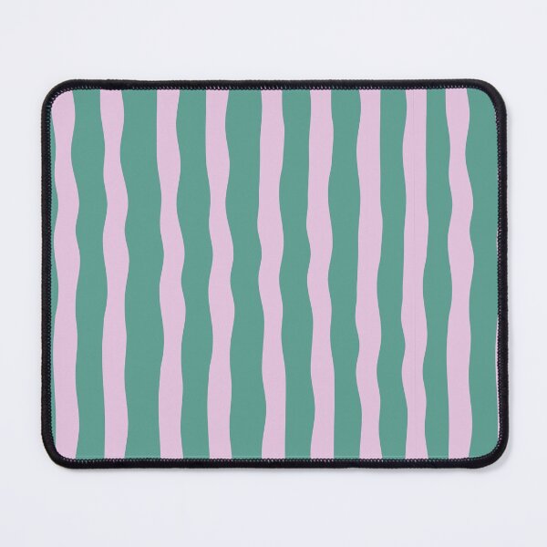 Item preview,   Pink Green Wavy Stripes  Pink Minimal Seamless Lines, Modern Neutral Abstract Design designed and sold by BigDigital.