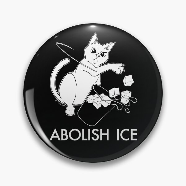 Item preview, Abolish ICE - White Cat designed and sold by MithrilmoonArt.