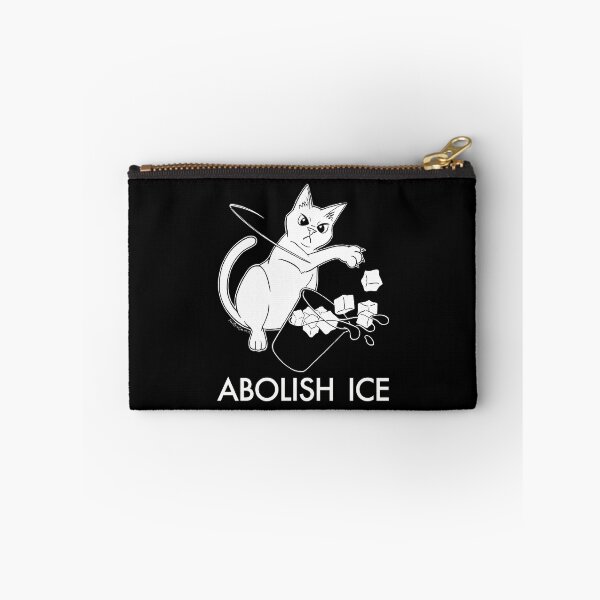 Item preview, Abolish ICE - White Cat designed and sold by MithrilmoonArt.