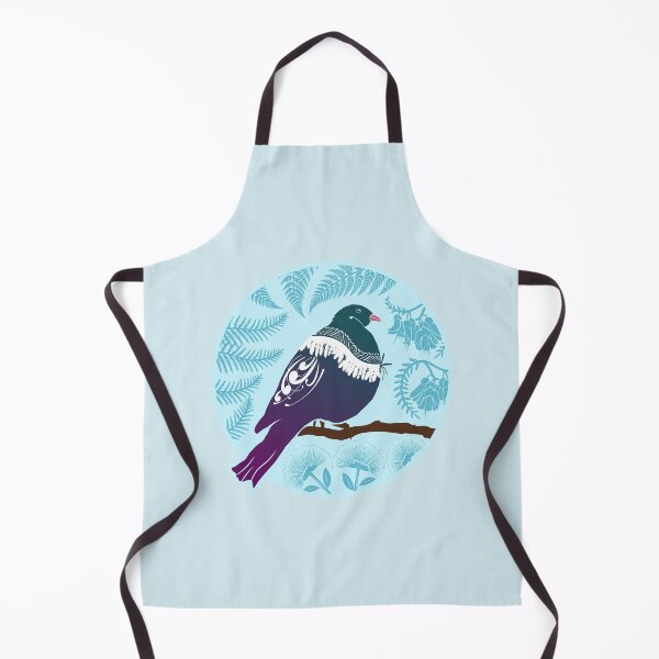 Item preview, Kereru in the Bush - Blue designed and sold by MY NEW ZEALAND.