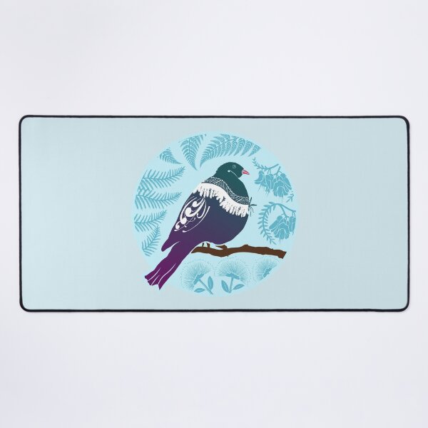 Item preview, Kereru in the Bush - Blue designed and sold by MY NEW ZEALAND.