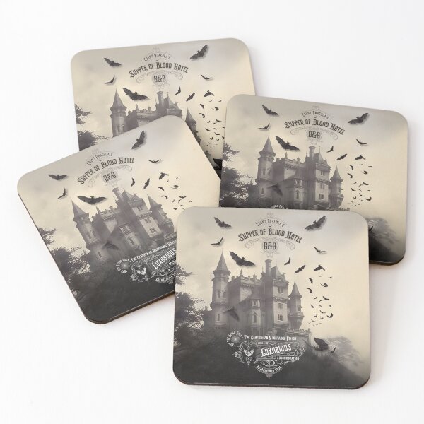 Item preview, Victorian Dracula Castle Hotel Poster by Moose Disco designed and sold by MooseDisco.